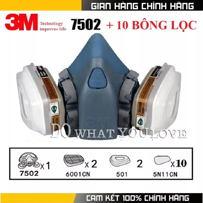 Mặt nạ phòng độc 3 M 6200