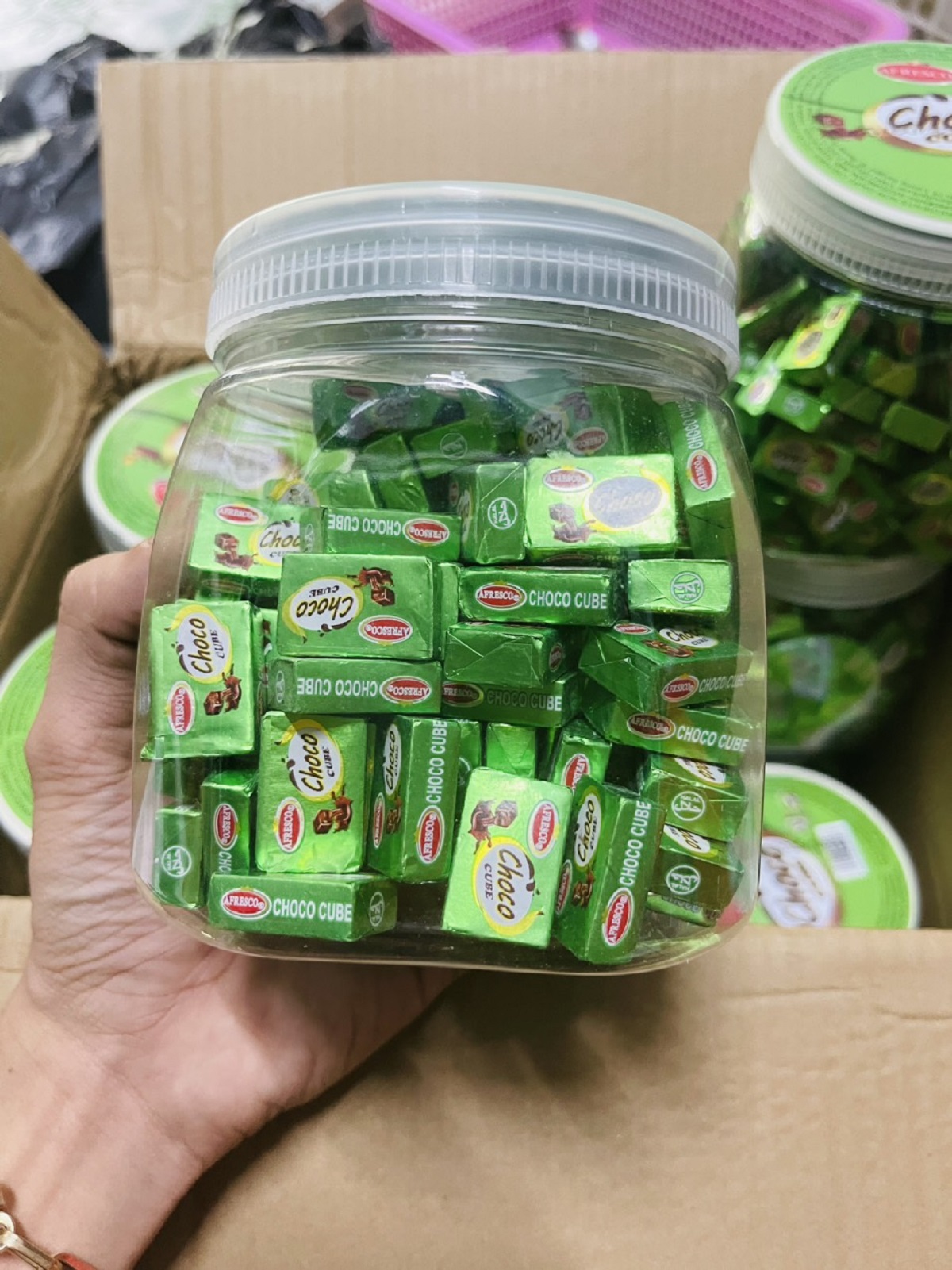 kẹo milo choco cube 120v 500gr