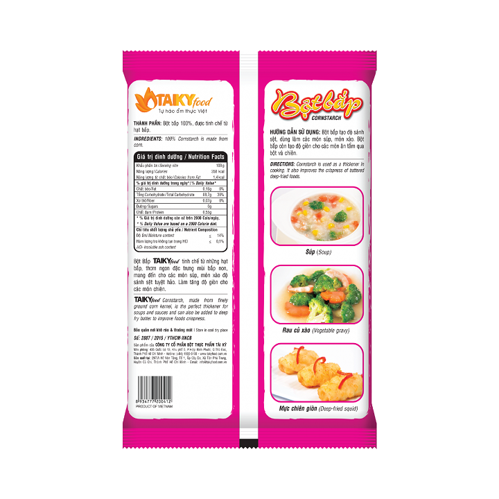 BỘT BẮP TÀI KÝ TAIKY 150G