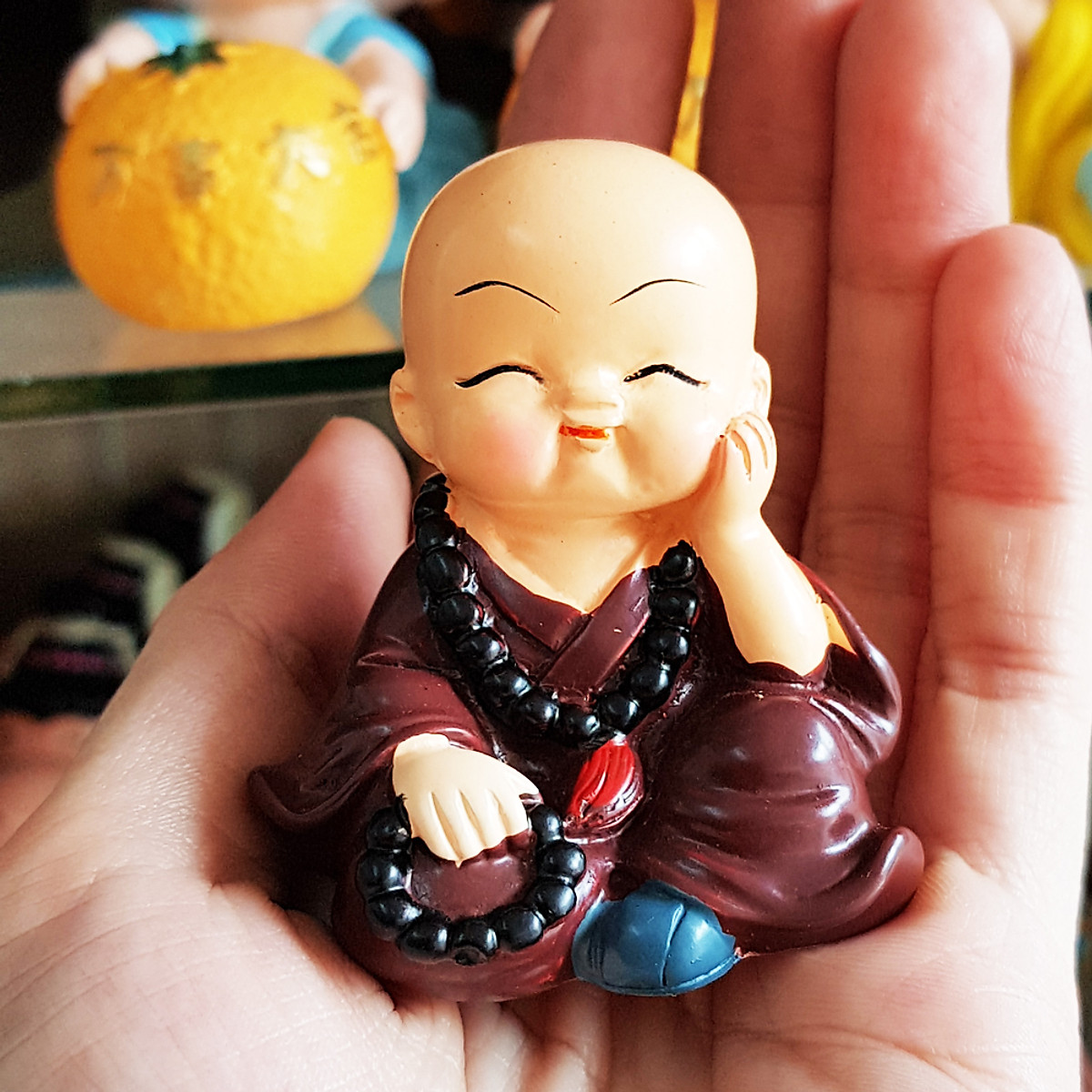 [HCM]Bộ tượng Tứ Không đeo xâu chuỗi 5cm
