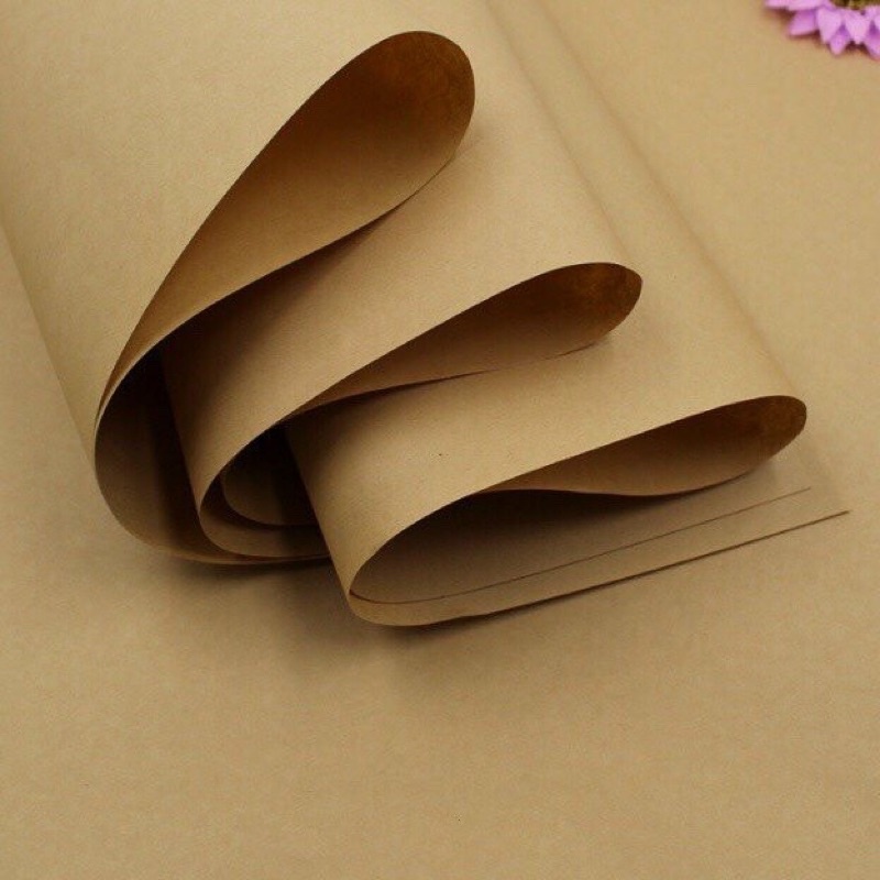5 Tờ Giấy Xi Măng Kraft Gói Hoa (Khổ 50x70cm)