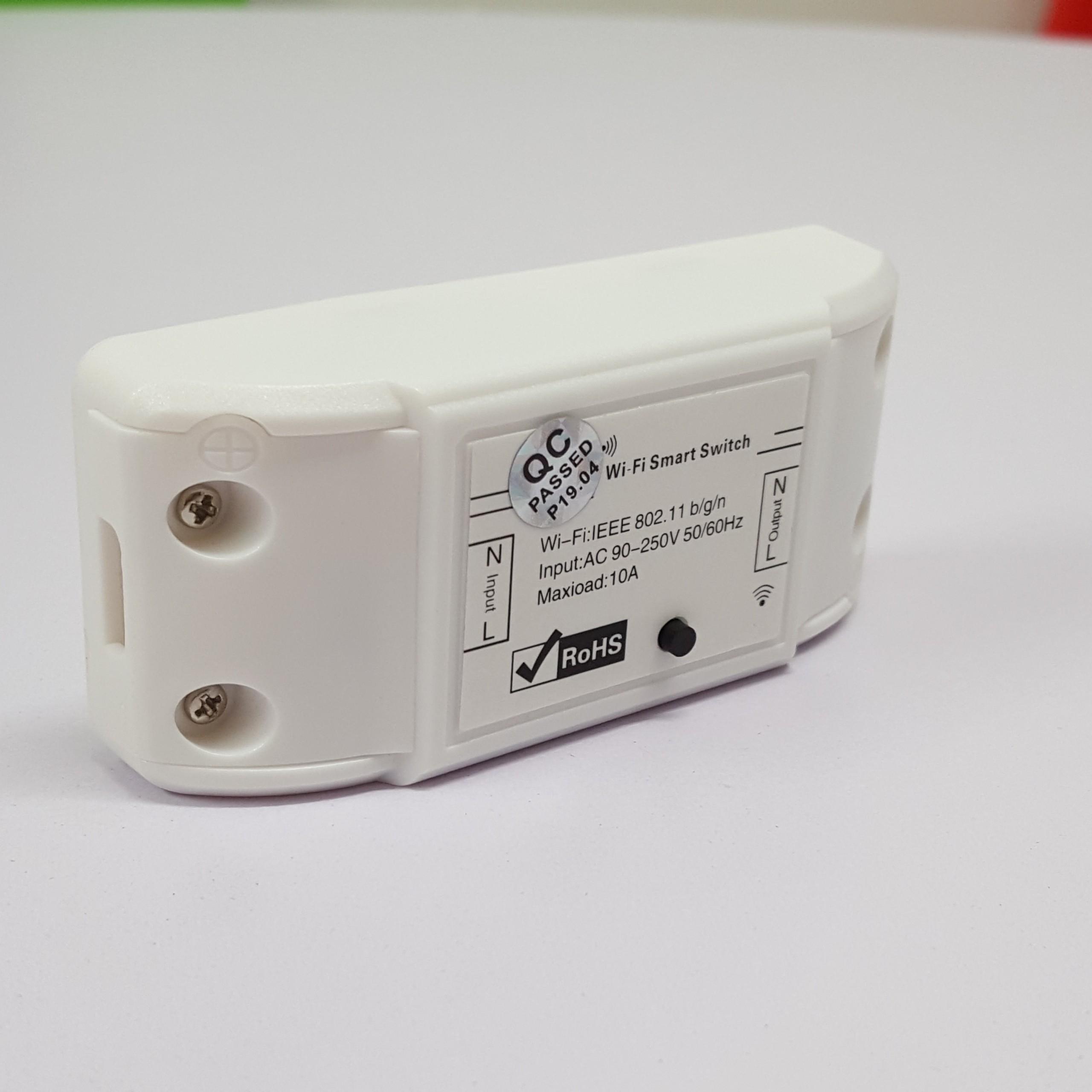 Công Tắc Wifi Tuya Basic bản quốc tế tiếng anh có hỗ trợ google home