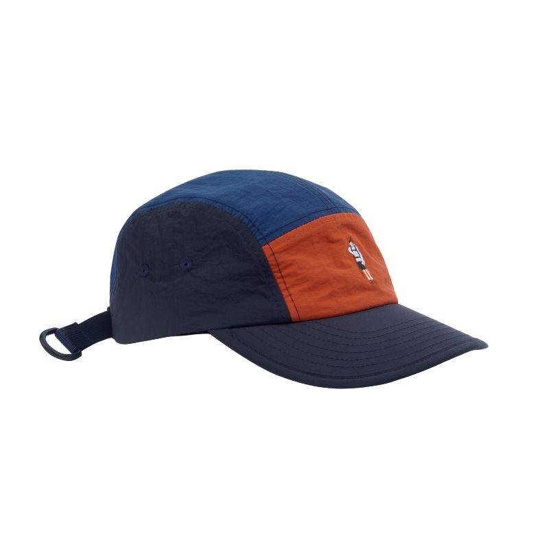 North Face Quick Drying Baseball cap GEGEEN DOMOG Japanese style splicing five-piece cap women's summer quick-drying breathable peaked cap men's outdoor baseball cap Uniqlo