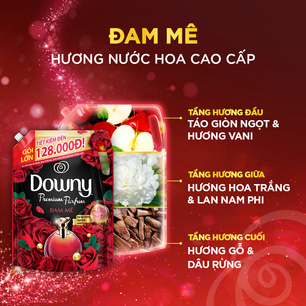Nước xả vải Downy Đam Mê 3 lít