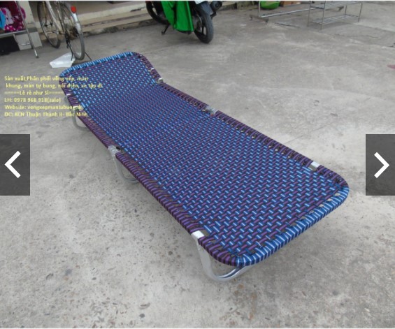 Giường Gấp Văn Phòng Khung Nhôm Cao Cấp
