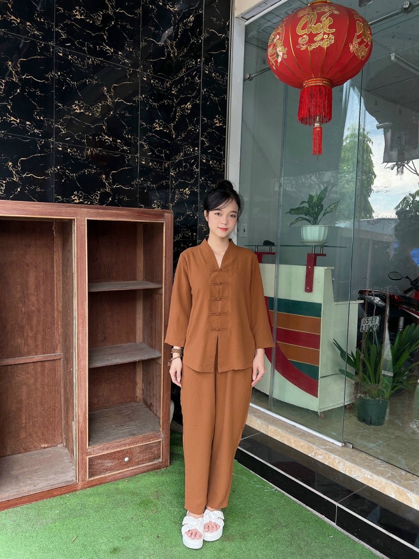 Đồ lam đi chùa # bộ la hán cao cấp# quần áo nữ cao cấp