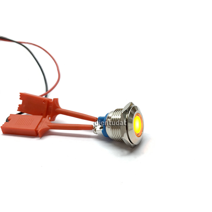 Đèn LED Báo 16mm Chống Nước 12V