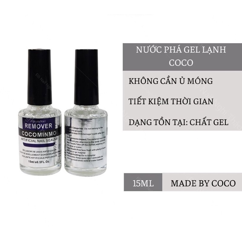 Nước phá gel lạnh Coco - Nước phá gel chuyên dụng (15ml)