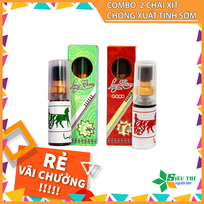Combo 2 Chai Longtime Nóng, Lạnh Chống Xuất Tinh Sớm