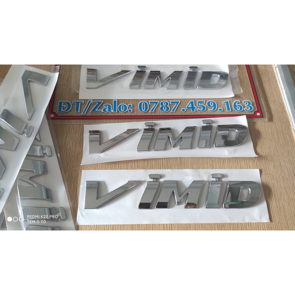 Chữ VIMID mạ crom giành cho howo
