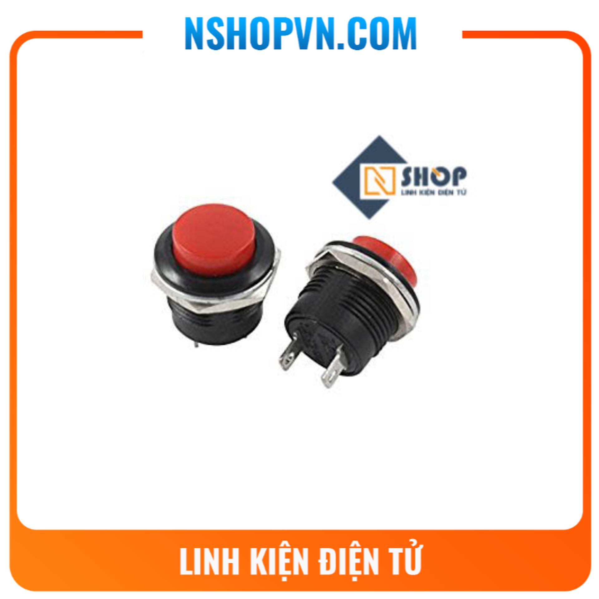 2  Nút nhấn nhả R13-507 16mm (đỏ)
