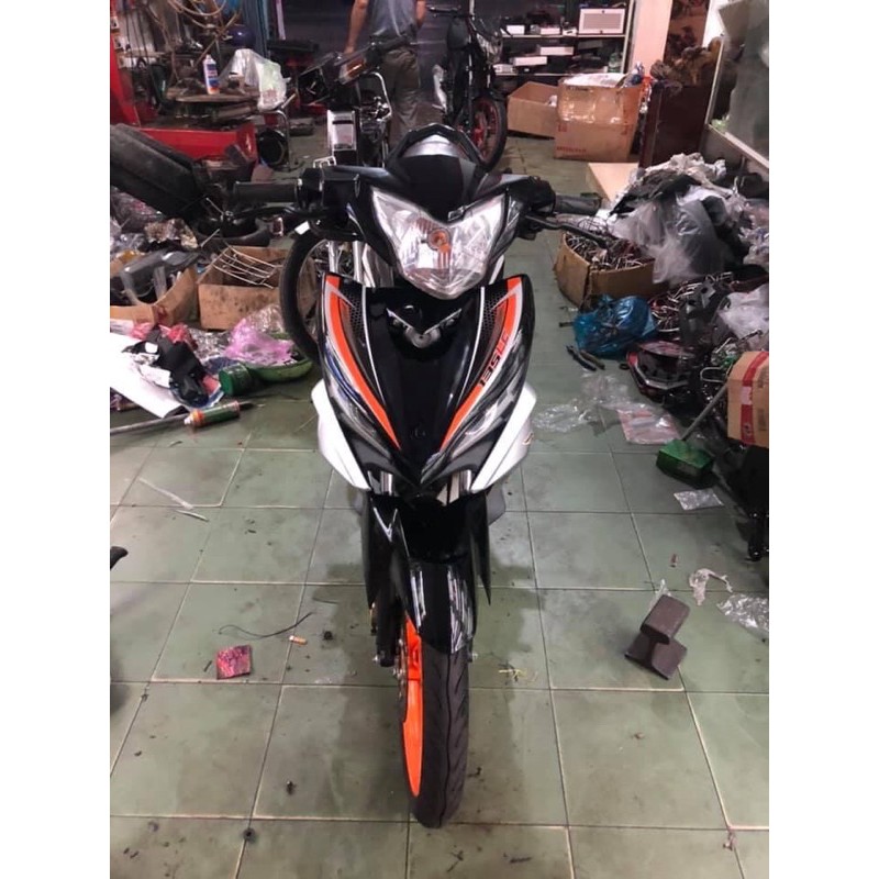 Tem rời exciter 135 Lc cam bạc đen