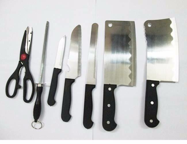 Bộ dao 7 món đa năng kèm dắt dao