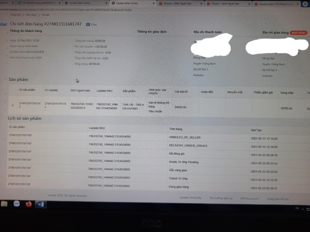 [HCM]TRÀ DỨA GÓI NHỎ 70G ( 1 GÓI )