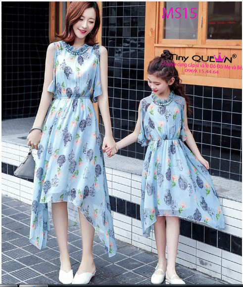 Đầm đôi mẹ và bé cao cấp Hàn Quốc. MS15.