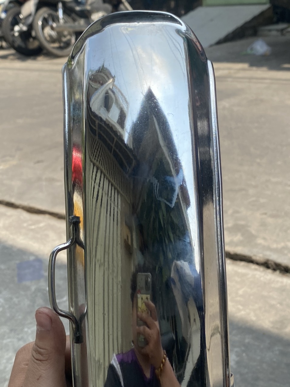 CẶP DÈ TRƯỚC - SAU XE WIN 100 INOX