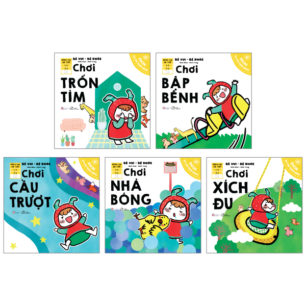 Fahasa - bộ sách ehon em bé hạnh phúc - bé vui-bé khỏe - giờ chơi của bé