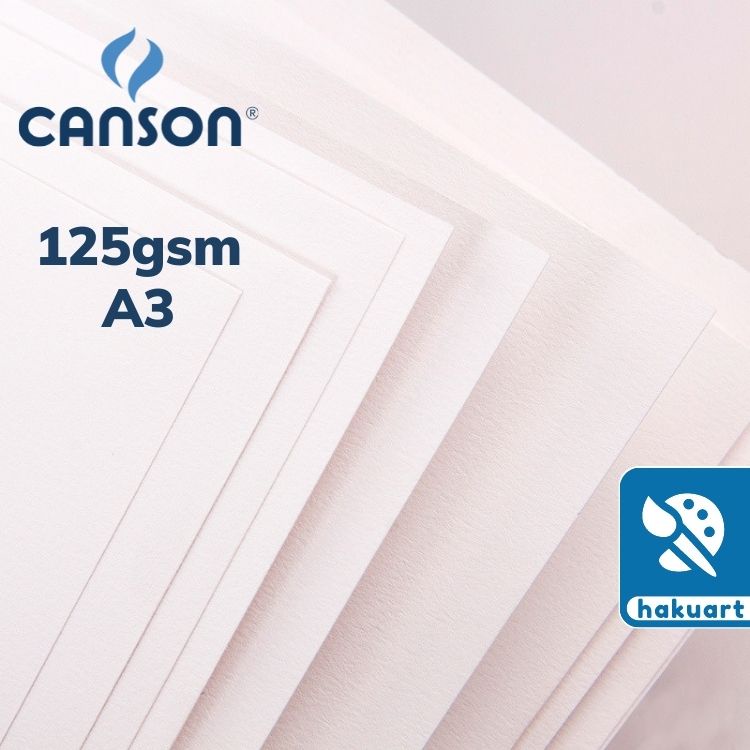 Giấy vẽ CANSON Truyền thống 125gsm Vân ngang Vẽ hình hoạ, chân dung