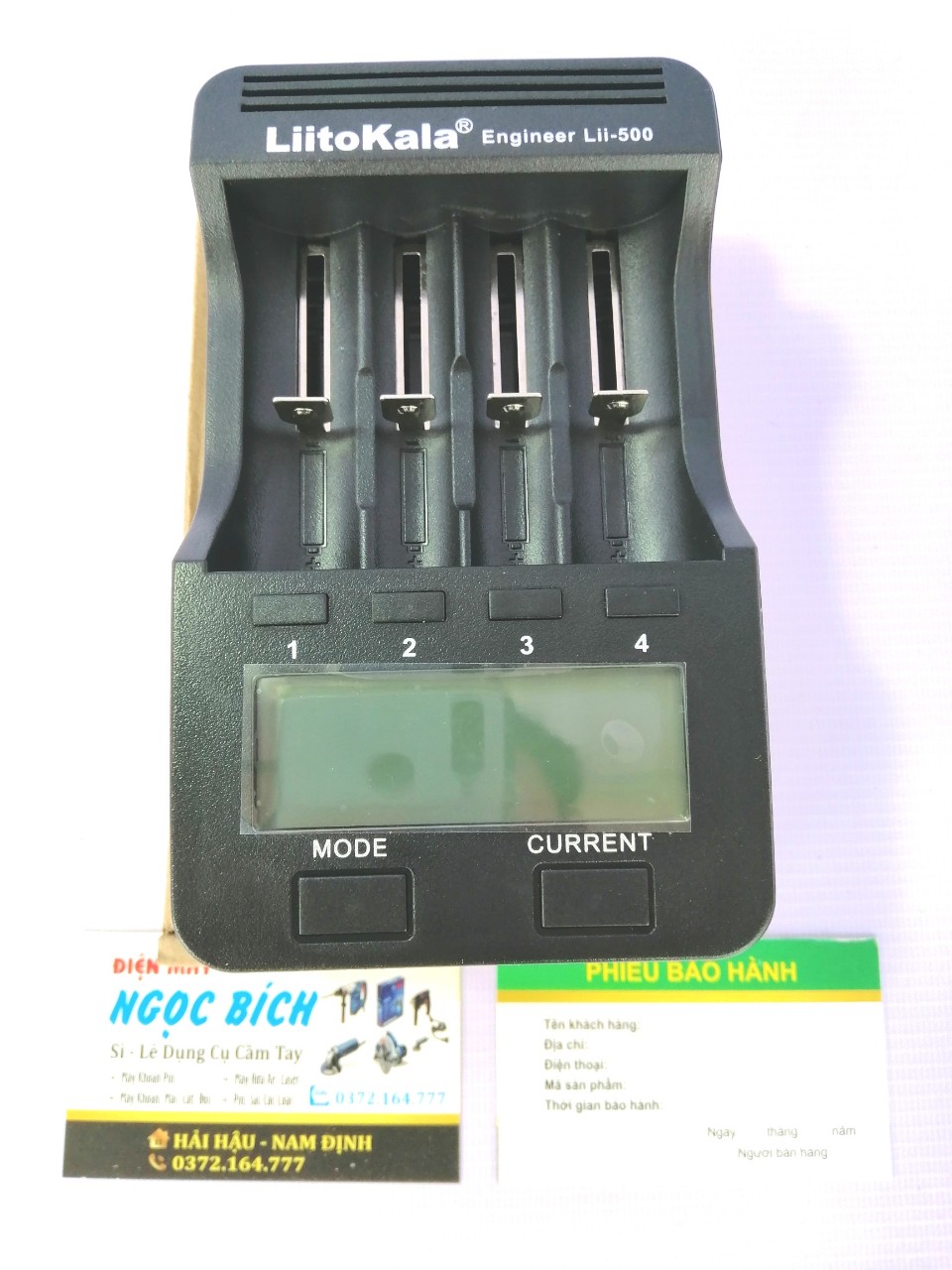 Sạc Pin Liitokala Lii-500 18650/26650 Sạc Thông Minh Đo Nội Trở Và Dung Lượng Pin