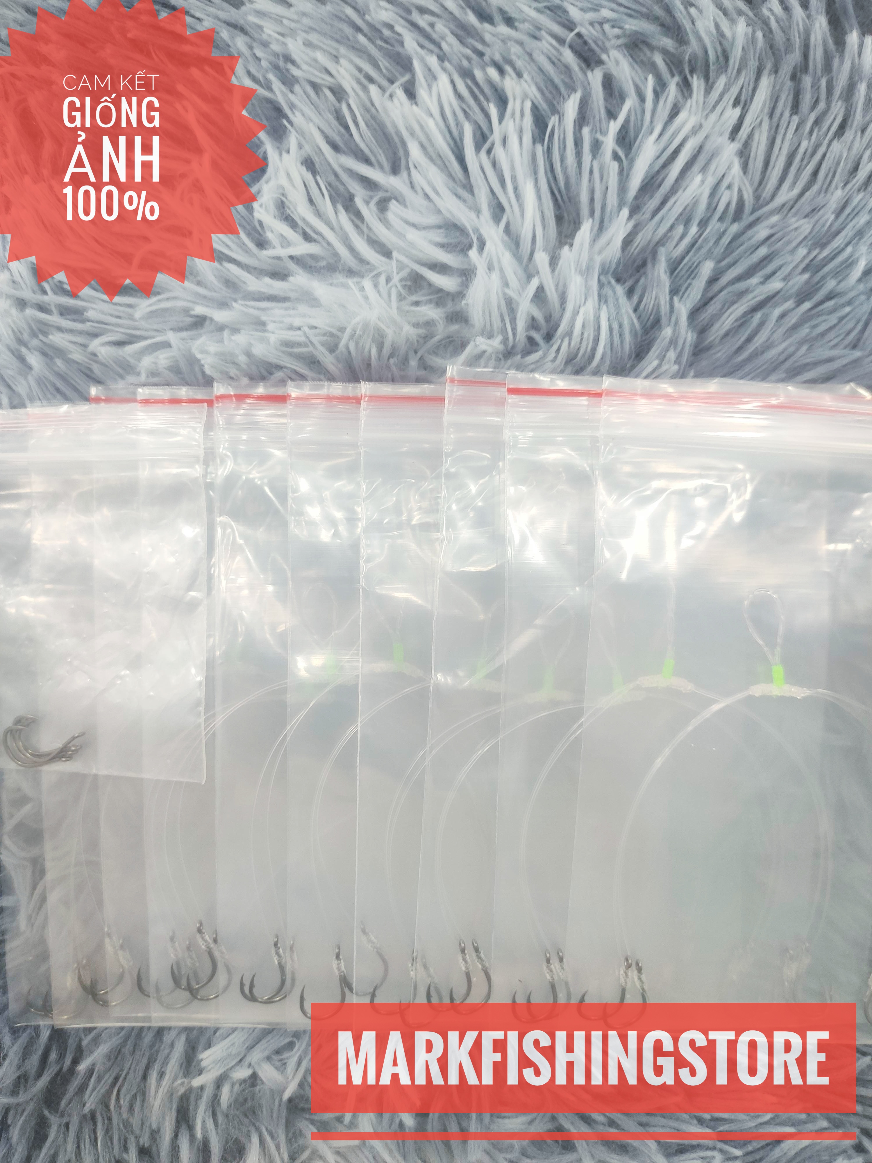 Ống x20 Chùm nho câu cá 4 lưỡi số 14