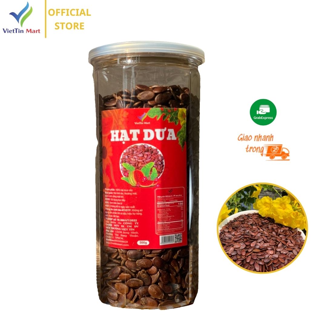500gr Hạt dưa giòn ngon (không phẩm màu)