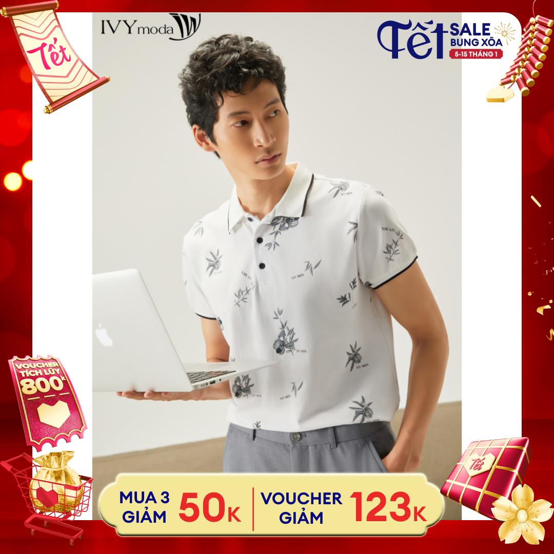 Quần dài nam dáng slim lịch lãm IVY moda MS 22E3011