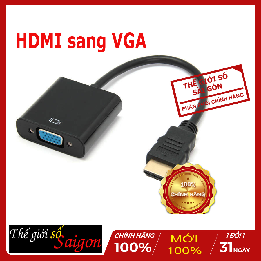Cable Converts HDMI to Vga