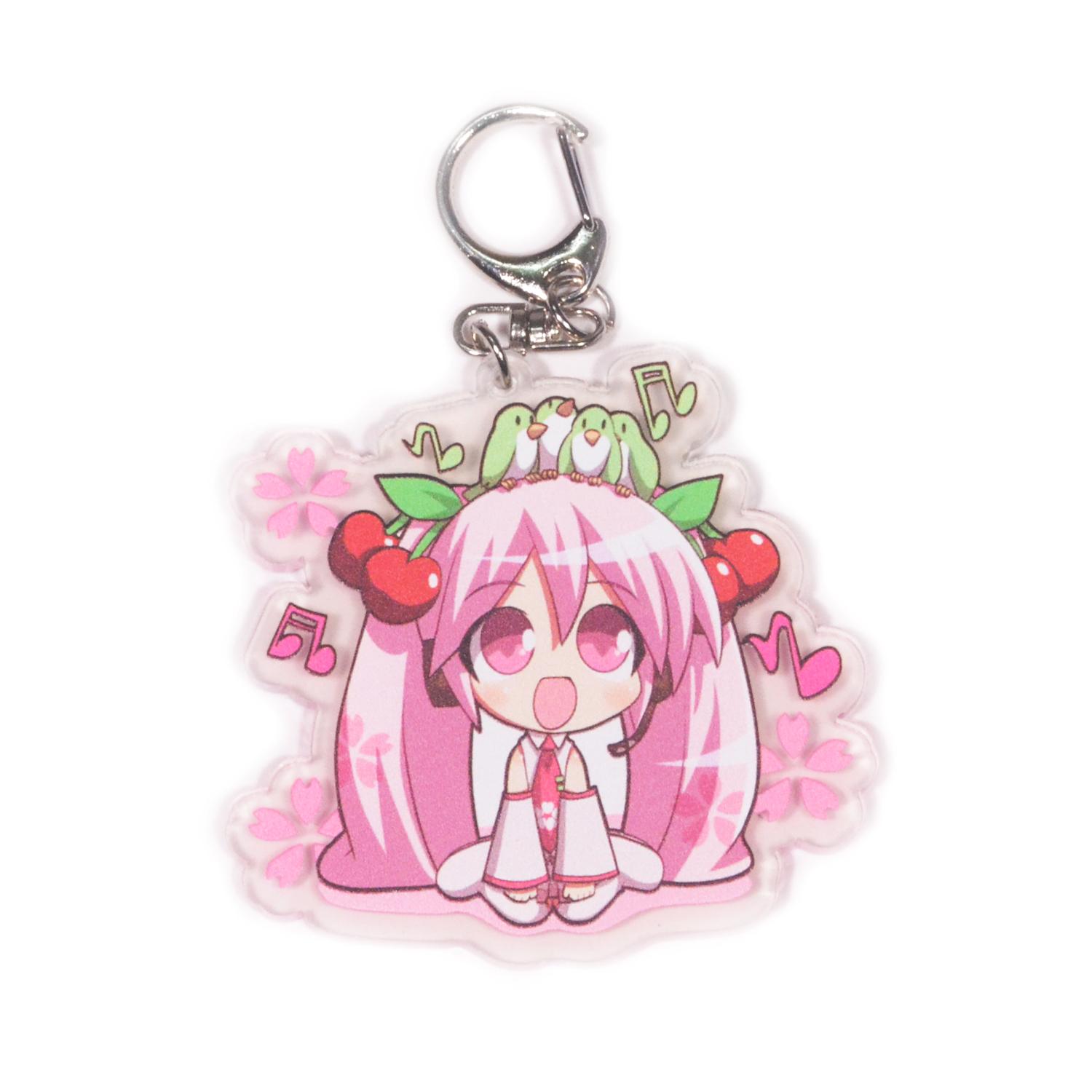 [7-11/12 VOUCHER 8%][thanh lý bán lỗ] Móc khóa Anime mica - Miku [AAM] [PGN18]