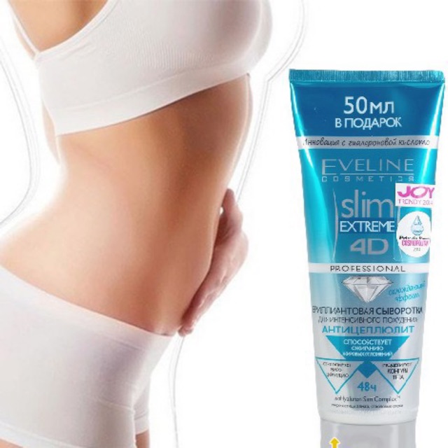 [HCM]Kem tan mỡ giảm rạn slim 4D Eveline