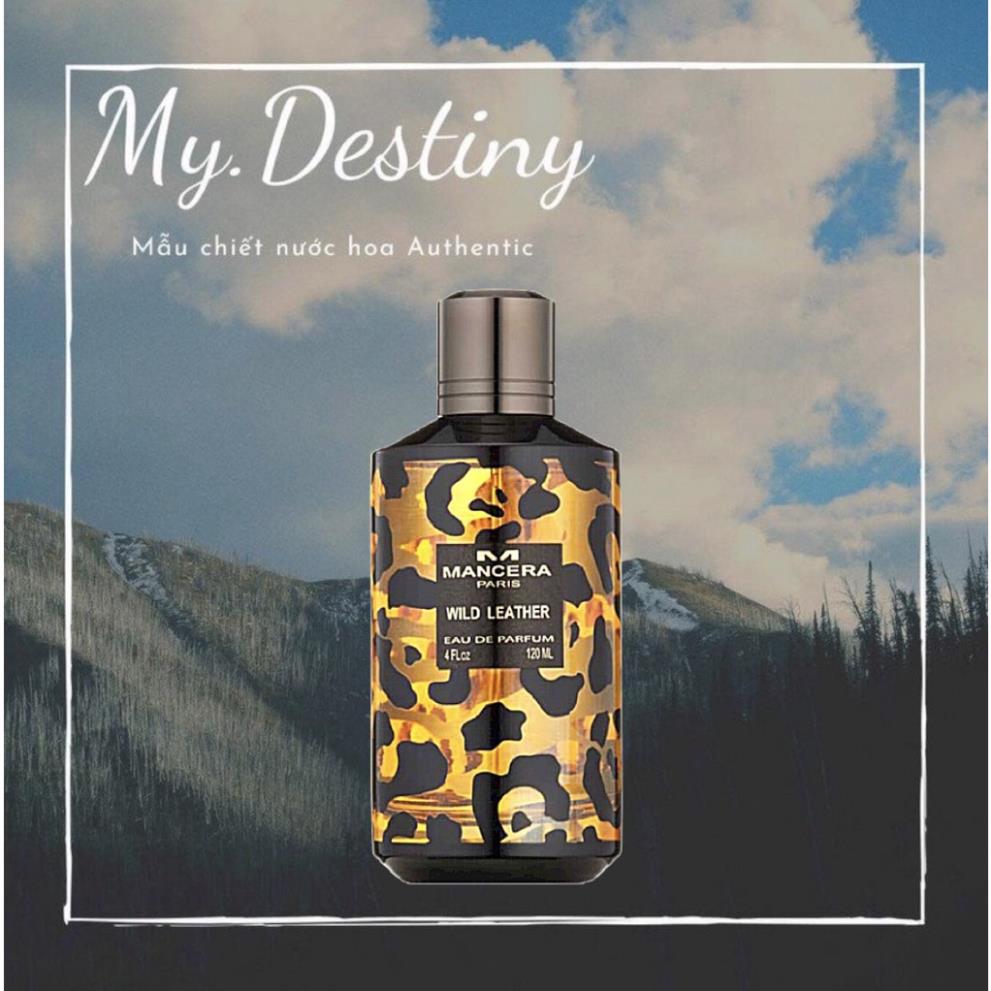 🖤 nước hoa dùng thử mancera wild leather test 10ml/20ml _mʏ.dᴇsᴛɪɴʏ