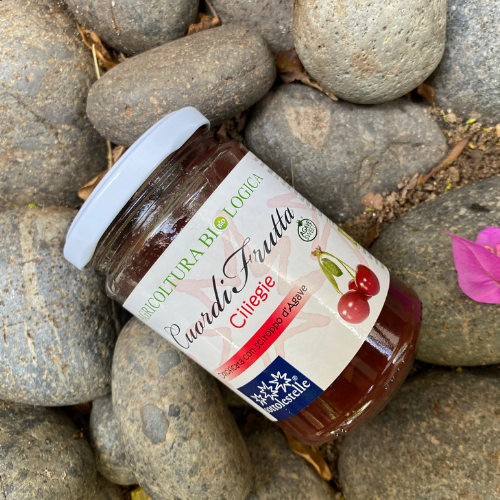 Mứt Cherry Hữu Cơ 320gr – Sottolestelle Organic Cherries Jam