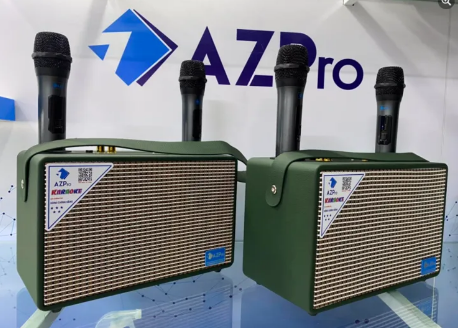 { MẪU MỚI } Loa Bluetooth Karaoke AZPRO SG06 - Loa Karaoke Mini Hỗ Trợ Bluetooth 5.0 Chất Liệu Thùng Gỗ Bọc Da Bass 15Cm Công Suất Lớn Pin Trâu Nhỏ Gọn Âm Thanh Trầm Ấm Bass Căng
