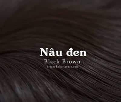Kem nhuộm tóc phủ bạc màu Nâu Đậm (kèm oxi và găng tay)