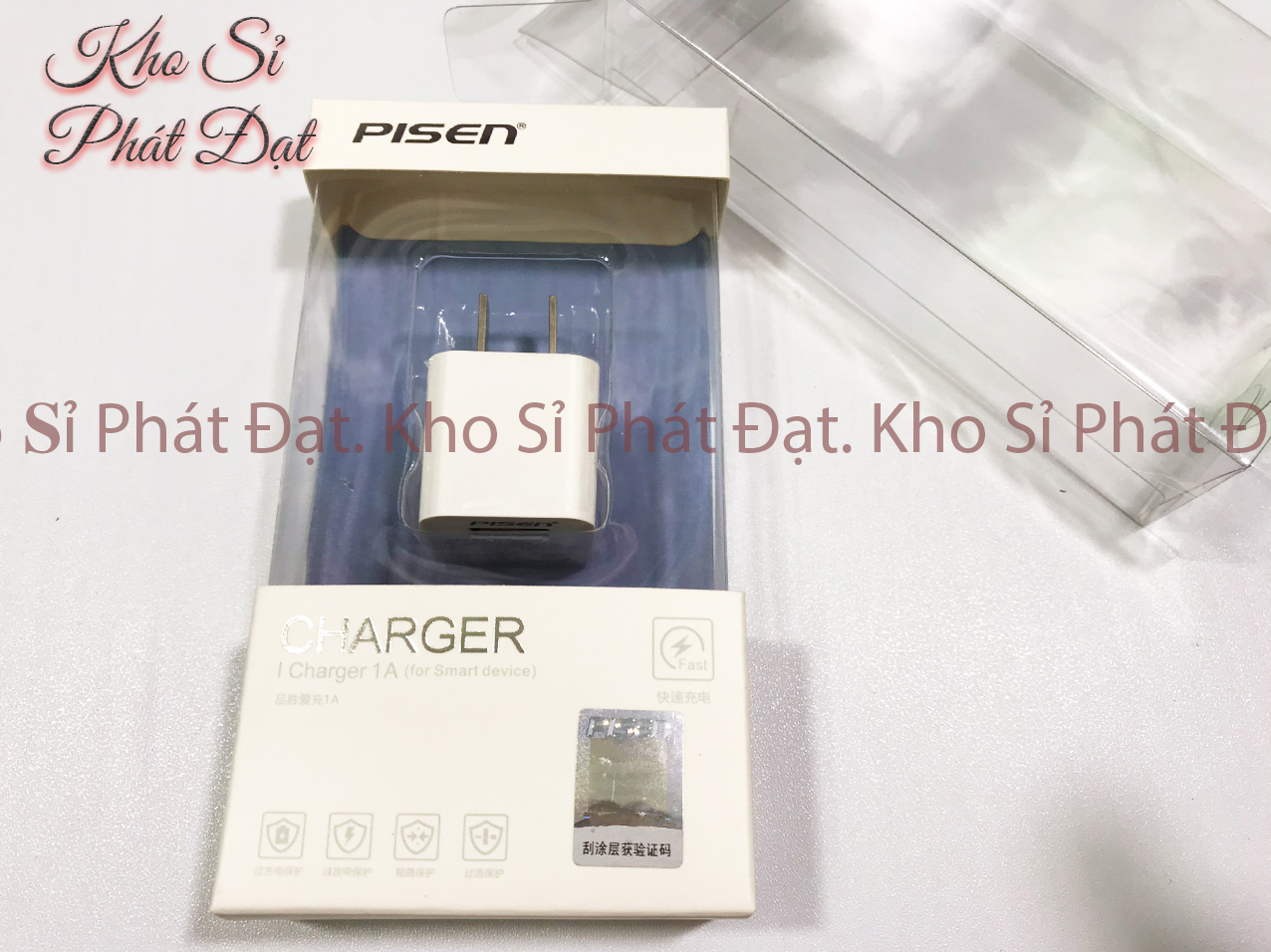 [HCM]Cốc sạc pisen 1A cho các đời iphone - Sạc điện thoại (Trắng)