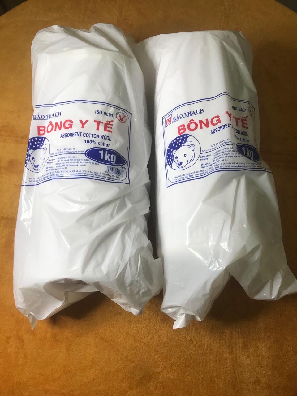 [HCM]Bông Y Tế BẢO THẠCH (Bịch 1kg)