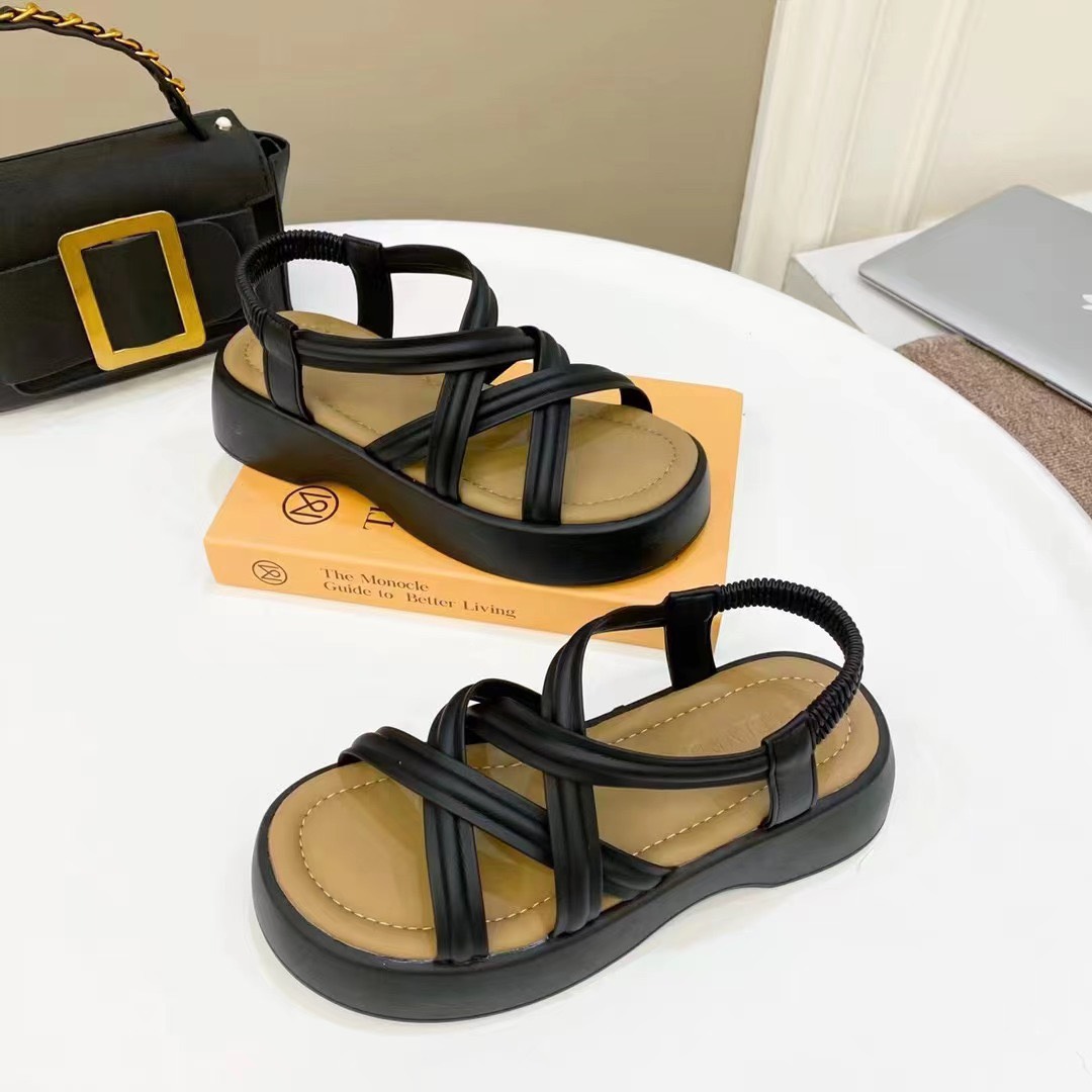 Sandal nữ học sinh quai đan chéo MINA chất êm ái