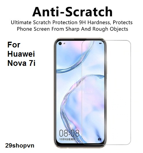 Kính cường lực Huawei Nova 7i (Loại Thường, Không Full Màn)