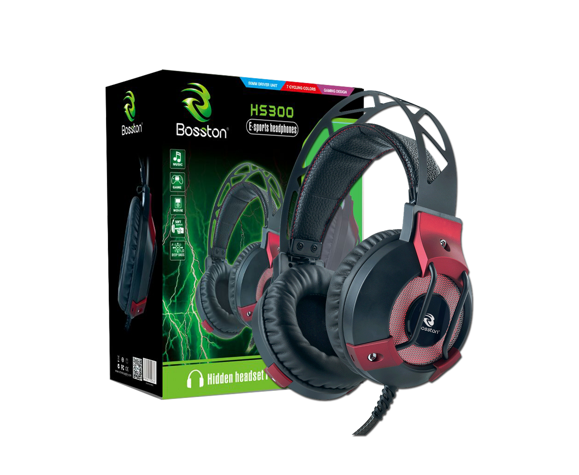 Tai nghe chuyên game Bosston HS300 LED
