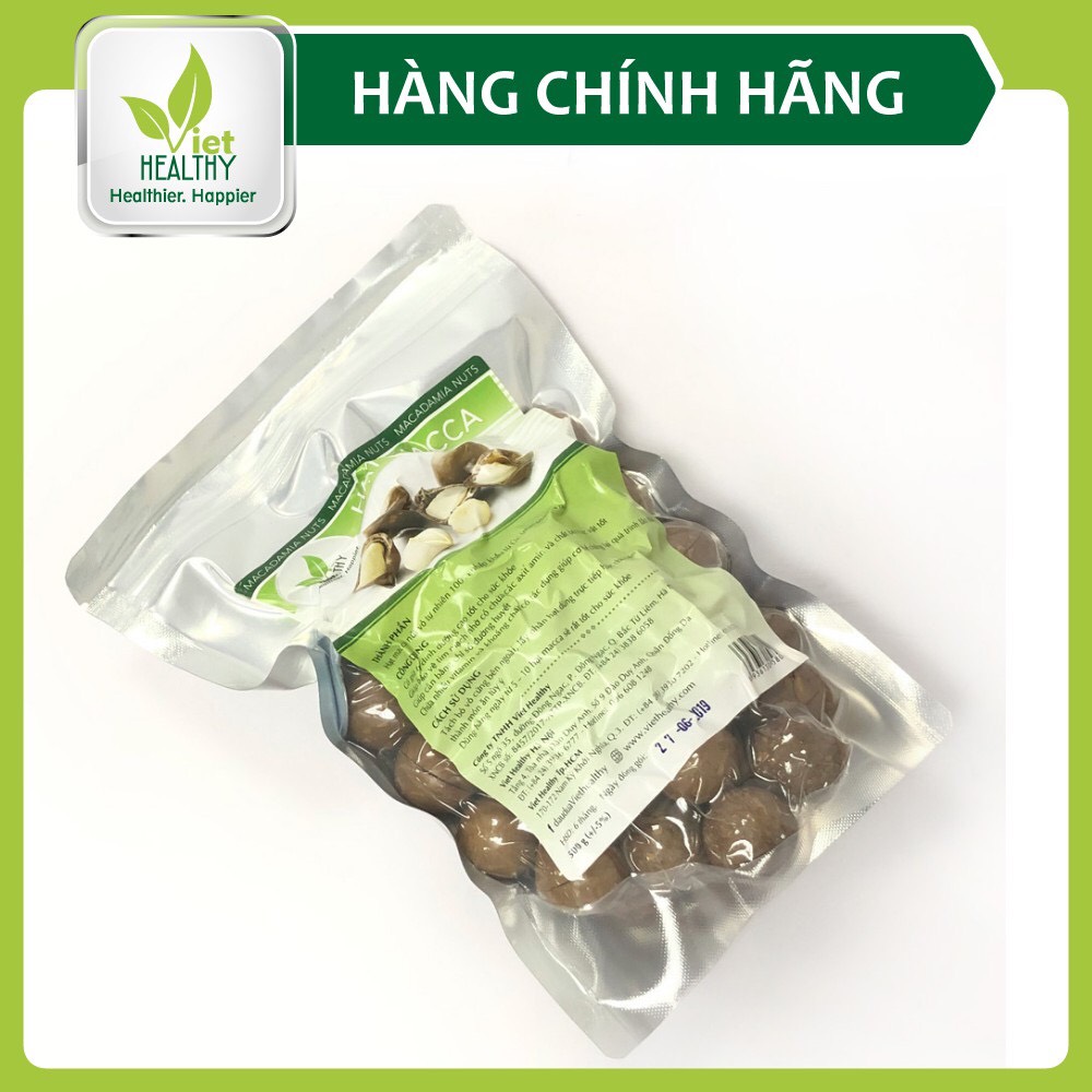 Hạt Macca nứt vỏ nhập khẩu Úc - Bịch 500g