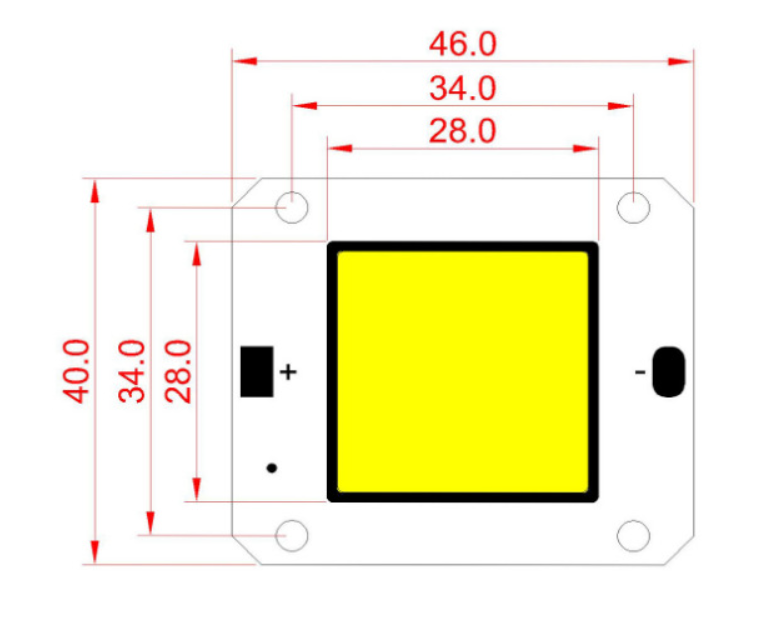 Chip LED 50W Không cách ly chip cao áp