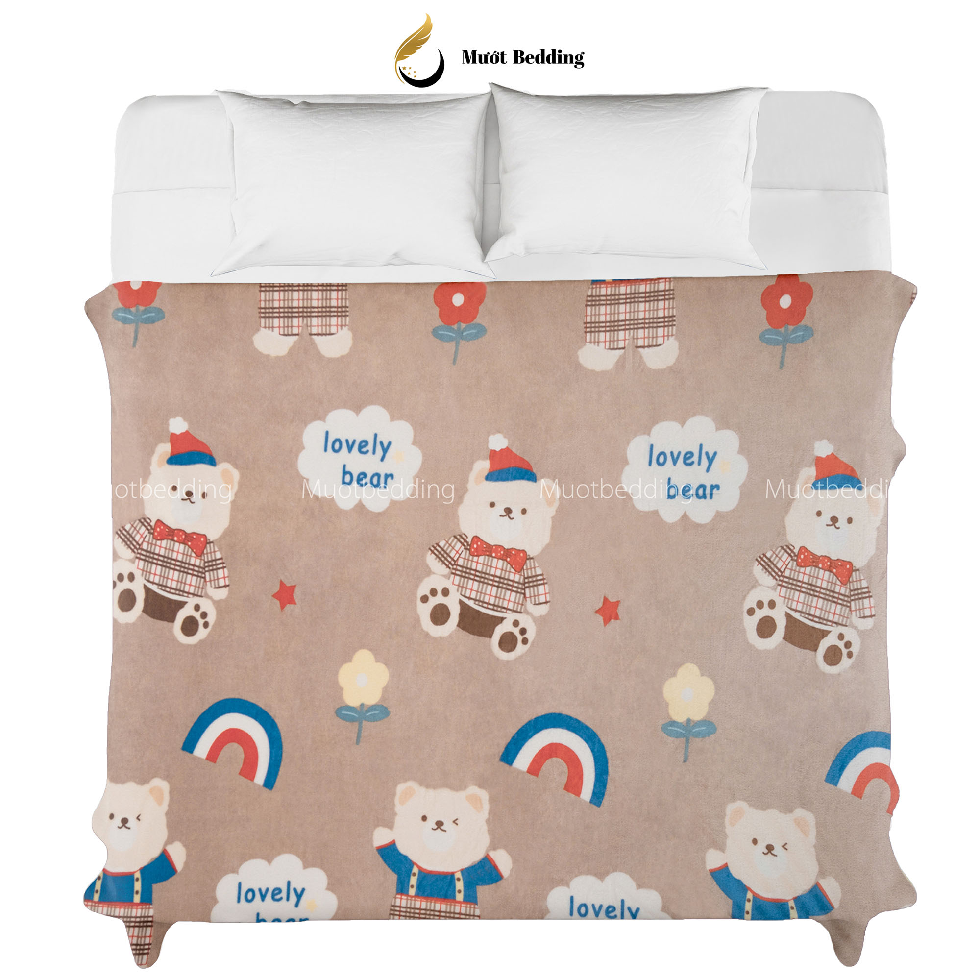 Chăn mền văn phòng, gia đình, mỏng nhẹ, size 2mx2m3