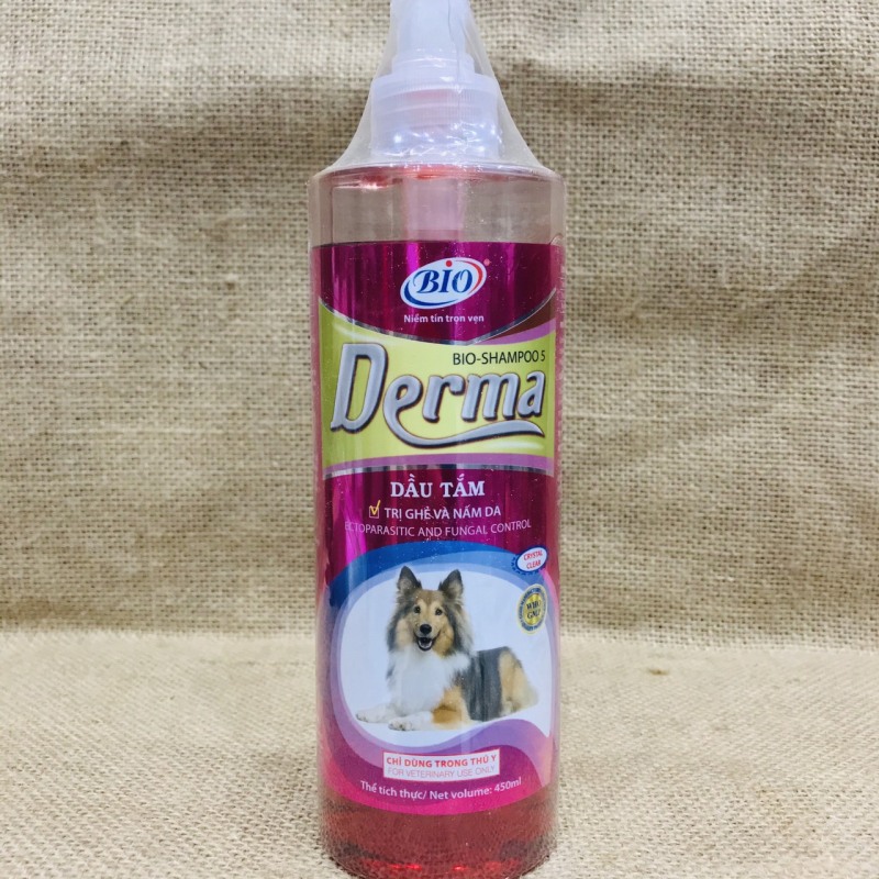 Sữa Tắm Bio Derma 450ml - Ghẻ, Nấm Da Trên Chó Mèo