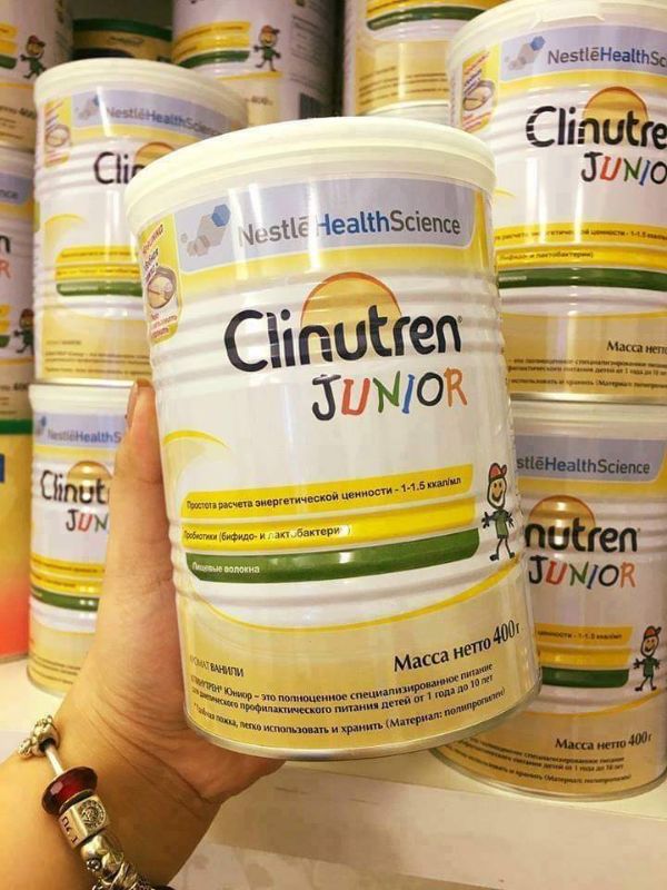 Sữa béo Clinutren Junior 400gr Nga
