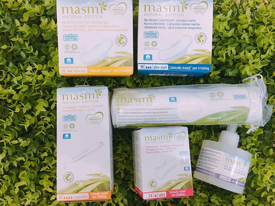 Băng vệ sinh ban đêm hữu cơ Masmi (10m)