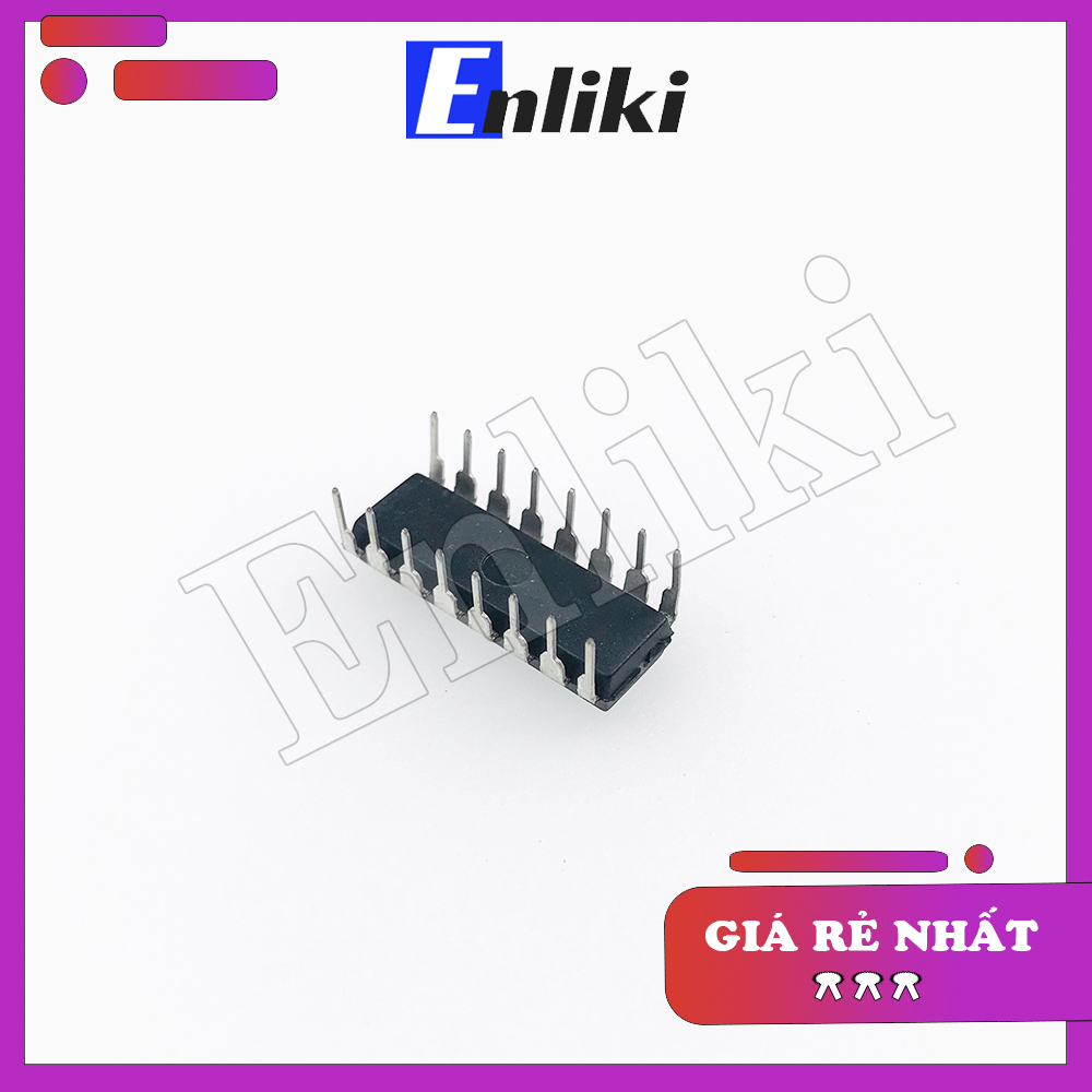 IC 4017 (D4017) 16 chân cắm DIP16