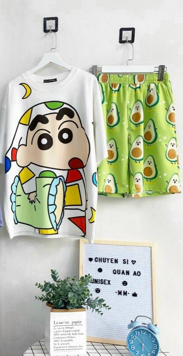Đồ bộ hoạt hình Cu shin