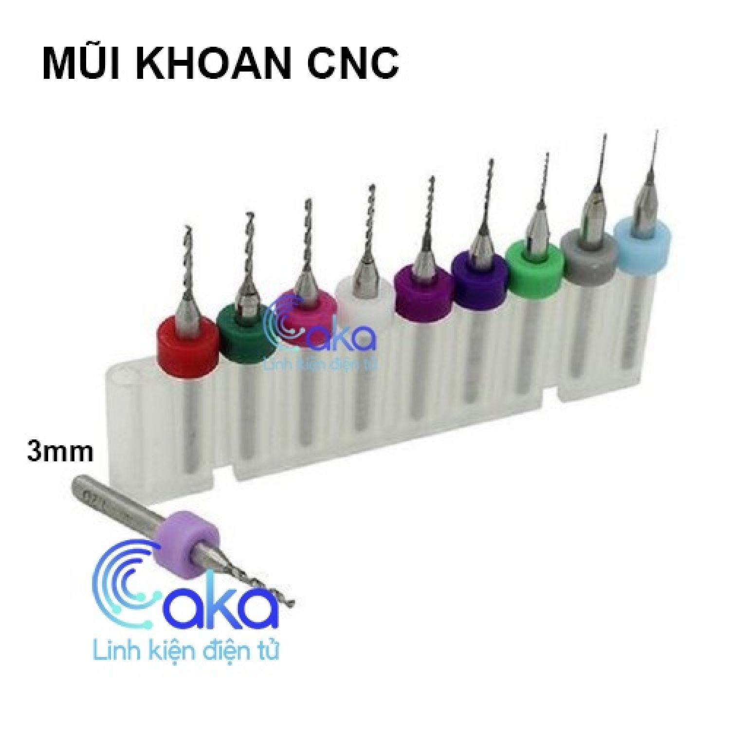 Mũi khoan mạch in CNC cao cấp nhiều kích thước giá tốt