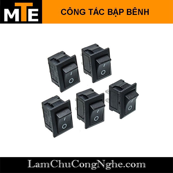 Combo 10 Công tắc bập bênh KCD11-101 6A 250V 2 Chân