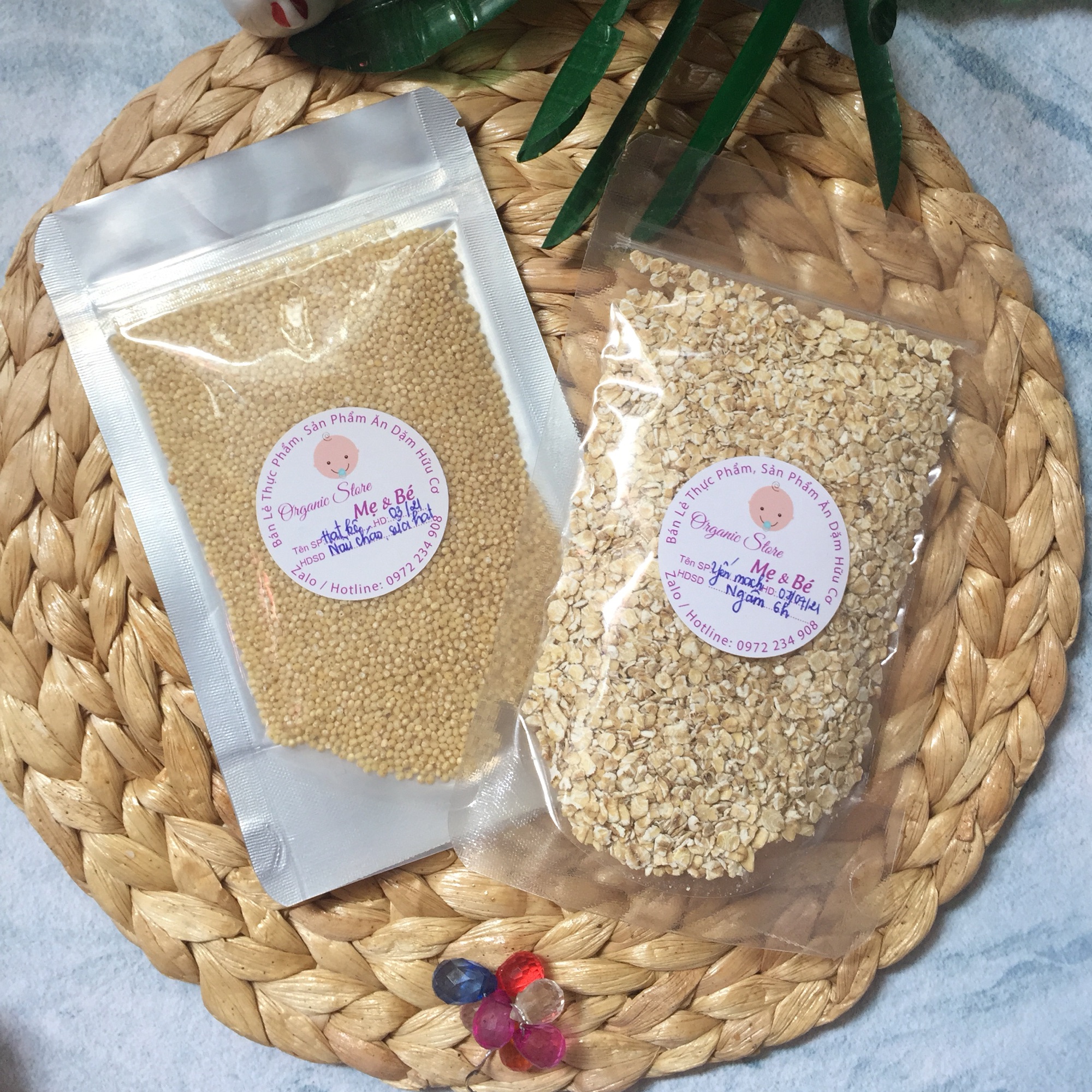 [HCM][combo 2 bịch] Hạt kê - Yến mạch hữu cơ Markal