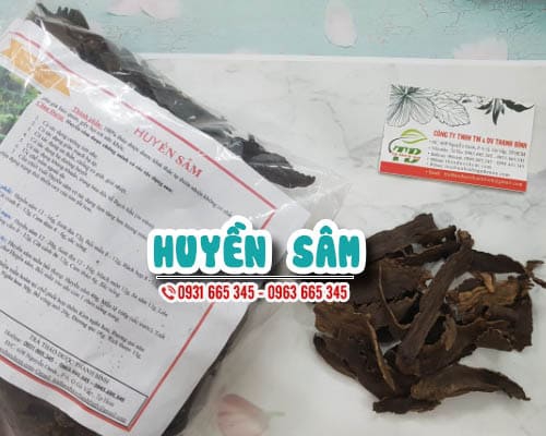 Huyền Sâm ( Hắc sâm ) 1Kg  Khô - Thảo Dược Thanh Bình